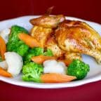 Best Half Rotisserie Chicken Platter with Vegetables. in Ronkonkoma, NY